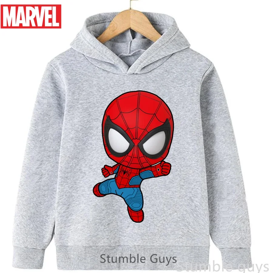 

Spiderman Kids Sports Hoodie Autumn 3-13Y Boys Clothes Girls Marvel Avengers Daily Casual Wear