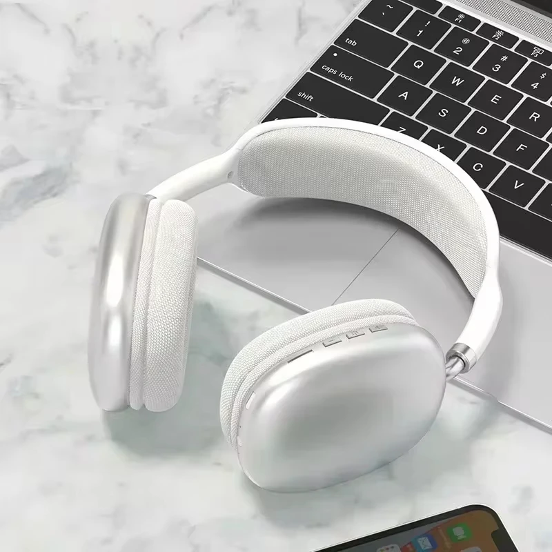 Auriculares inalámbricos P9 Pro Max con Bluetooth, audífonos con cancelación de ruido, micrófono sobre la oreja, deportivos, videojuegos, con ranura para tarjeta TF, novedad