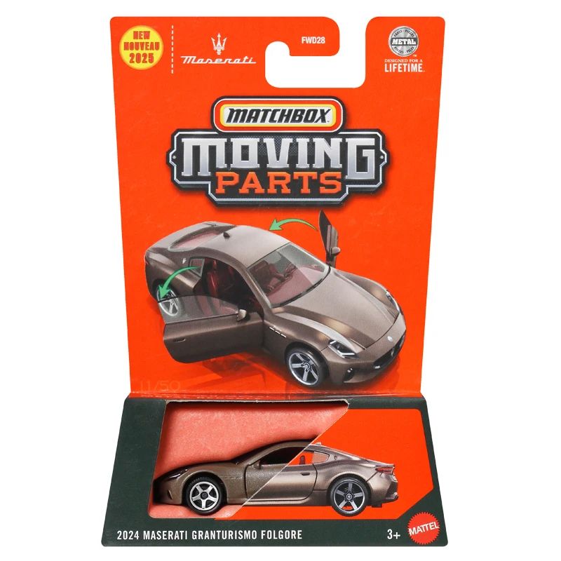 MATCHBOX 70. Rocznica Nowa Seria Model Samochodu ze Stopu Metali North Star Porsche 911 Mały Samochód Otwierane Drzwi Zabawka Kolekcjonerska FWD28