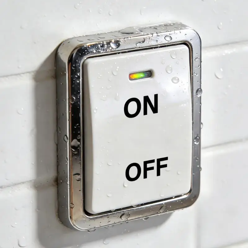 Clear Transparent Switch Panel Label Sticker Waterproof Smudge Proof Self-Adhesive Decals for Home Living Room Decor