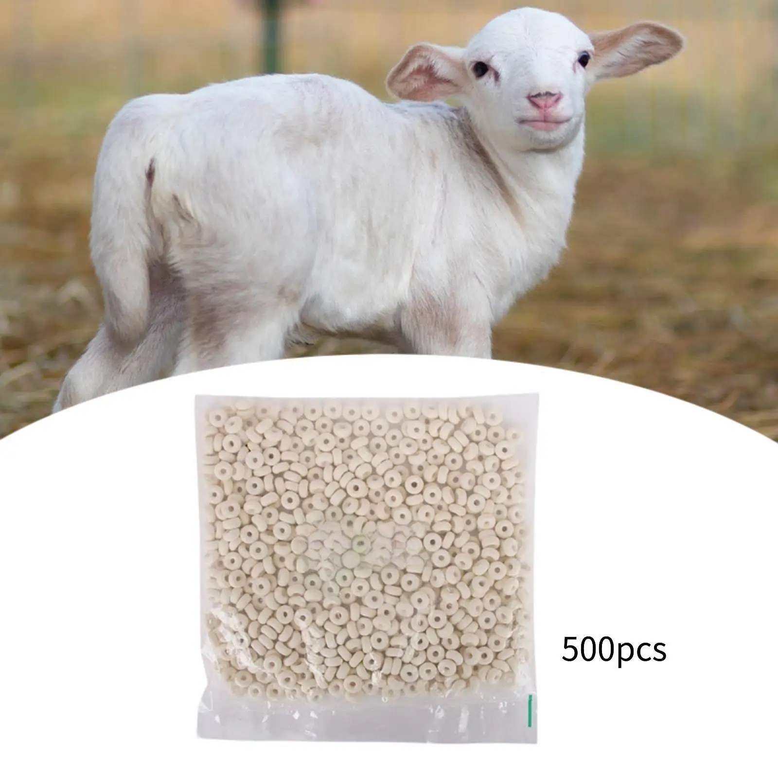 

500 кастрационные ленты, резиновые плоскогубцы для кастрации, кольца для поросят, овец, коз