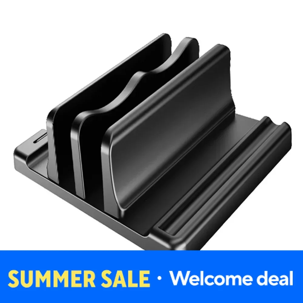 

Adjustable Storage Rack Universal Tablet Stand Scalable Width Portable Vertical Stand Adjustable Plastic Notebook Stand PC Lap