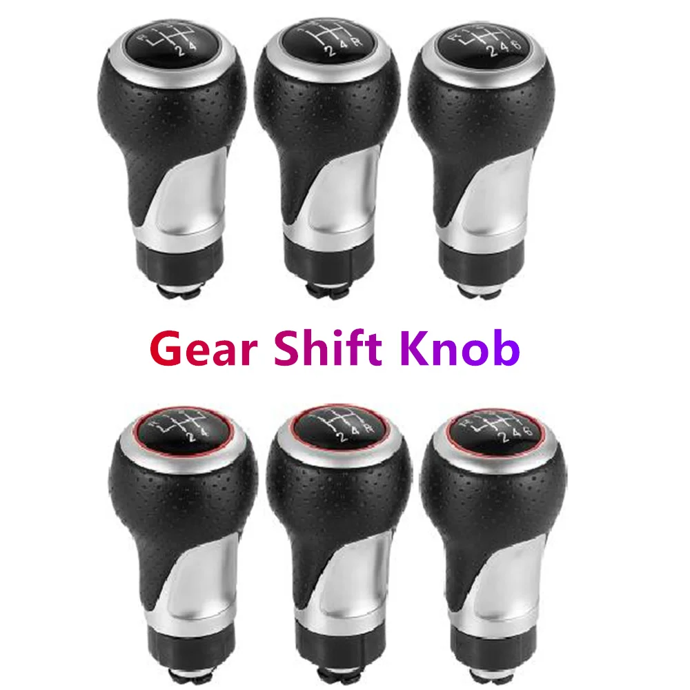 For Audi Skoda Seat A3 A4 B6 B7 b8 A6 S4 B8 8K A5 8T Q5 8R Volkswagen passat golf 12mm 5/6 Speeds Car Gear Shift Knob Auto Parts