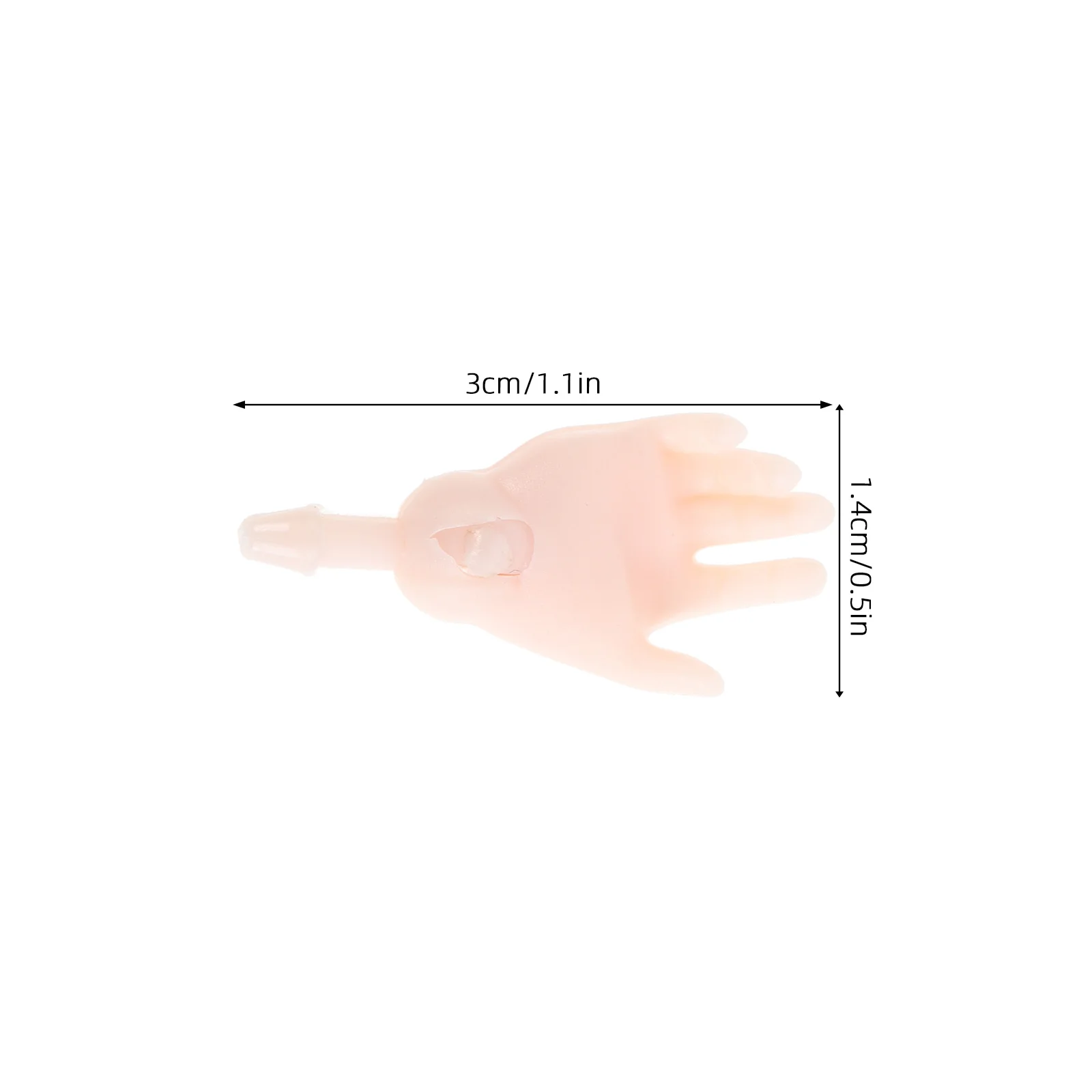 3 stuks handvervangende onderdelen miniatuur handen beweegbare gewrichten voor doe-het-zelf figuren maken van kleine accessoires decoraties