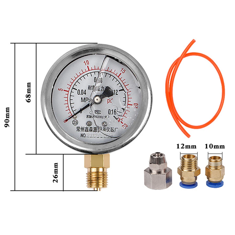 Autp กระบอกสูบเครื่องยนต์เครื่องทดสอบความดันการบีบอัดเครื่องวัดการทดสอบแก๊สเครื่องมือตรวจสอบ/ชุดเครื่องทดสอบการบีบอัดรถยนต์อุปกรณ์เสริม
