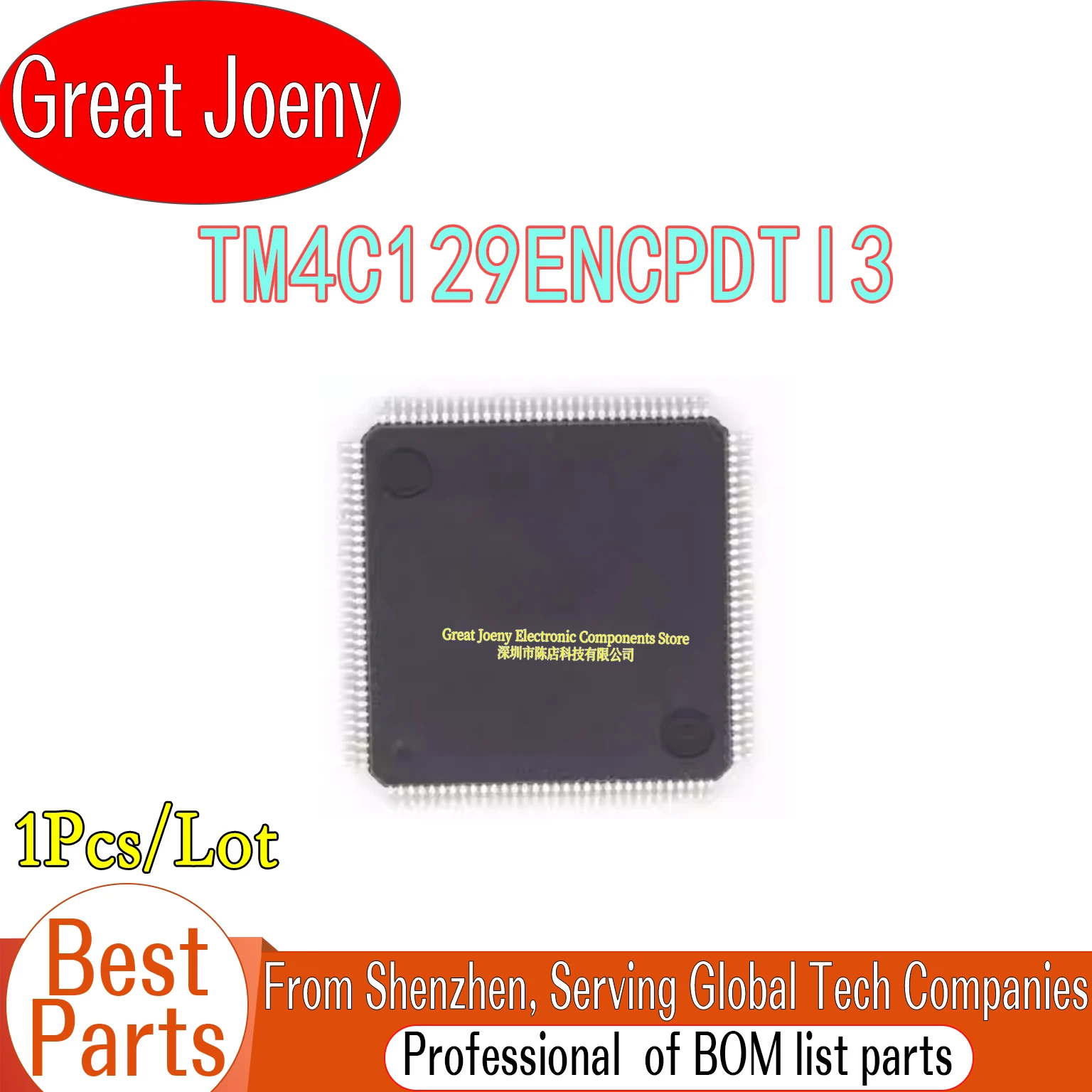 

100% New Original TM4C129ENCPDTI3 TM4C129ENCPDTI3R IC MCU Chipset TQFP-128