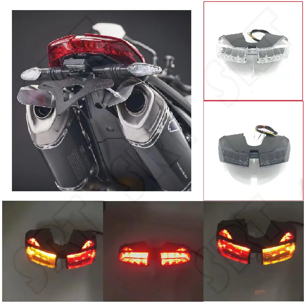 

Fits for Ducati 821 939 950 SP Hypermotard Motorcycle LED Taillight Rear Brake and Turn Signal Integrated Tail Lights