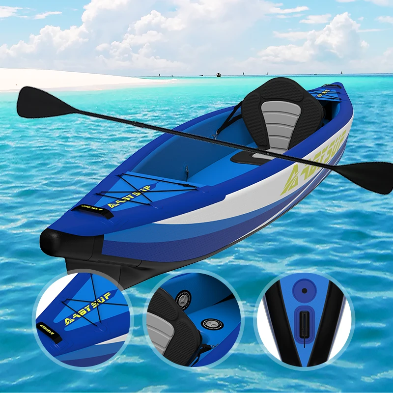 Wholesale OEM Light‑Weight Rigid Inflatable Kayak Stable PVC With Drifting Fishing Accessories & Tackle‑Box