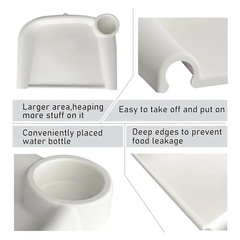 AEE2-Baby Dining Tray For Inglesina Fast Table Chair Silicone Baby Feeding Tray For Clip-On Fast Table Chair Dishwasher