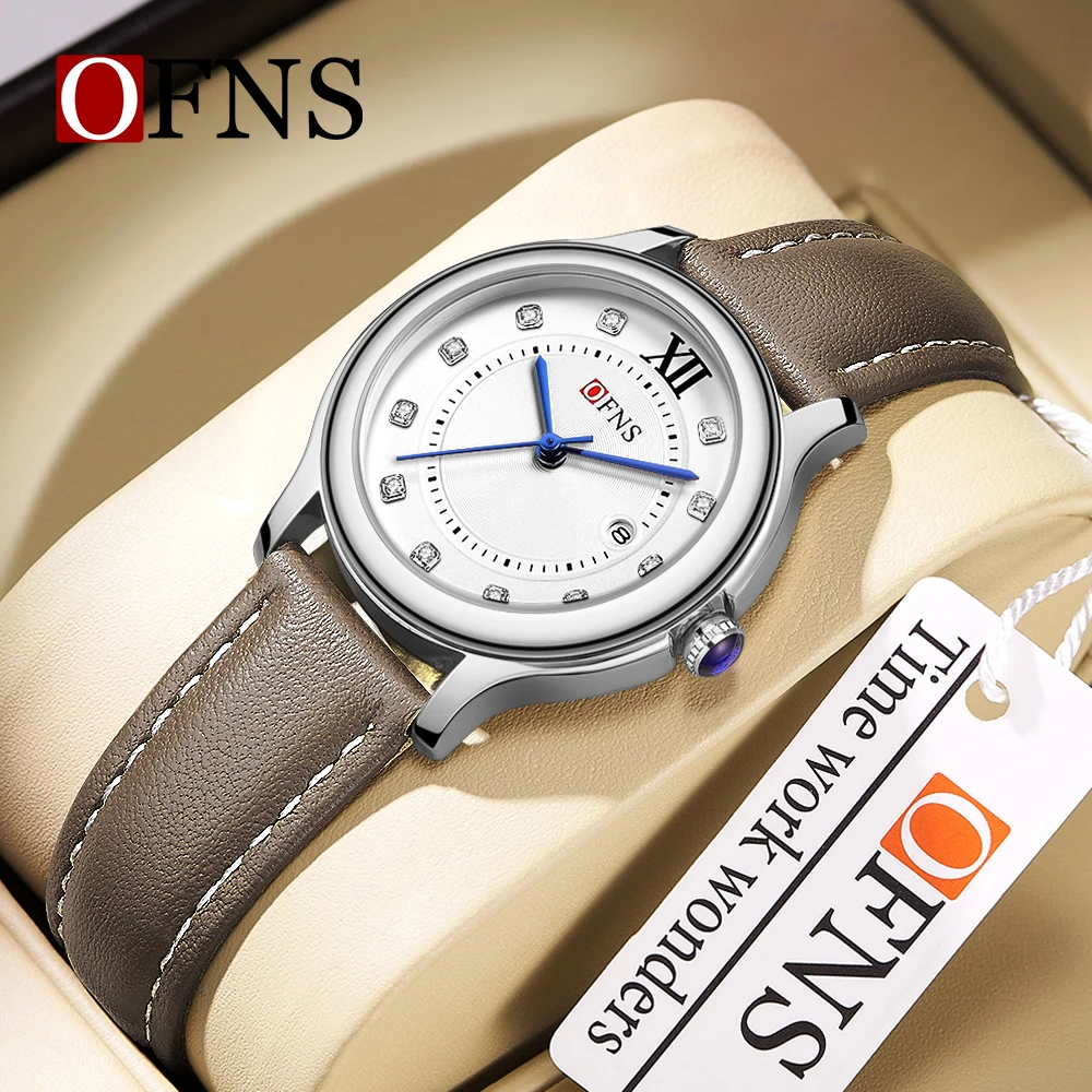 

OFNS Hot selling 1513 Quartz Watch Personalized Trendy Women's Light Luxury Elegant Leisure Calendar Waterproof Women's Watch