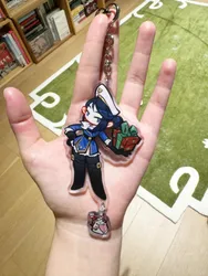 Caitlyn Anime keychain women Arcane acrylic key chain man Scorn of the Moon key ring Pendant Ornament Accessories friend gift