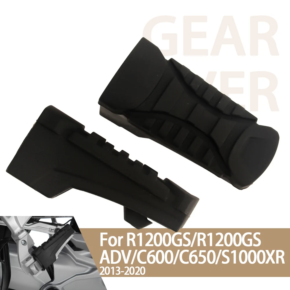 For BMW R1200GS R 1200GS R1250GS R 1250GS Adventure S1000XR Motorcycle Rear Footrest Footpeg Passenger Foot Pegs Pedal Black