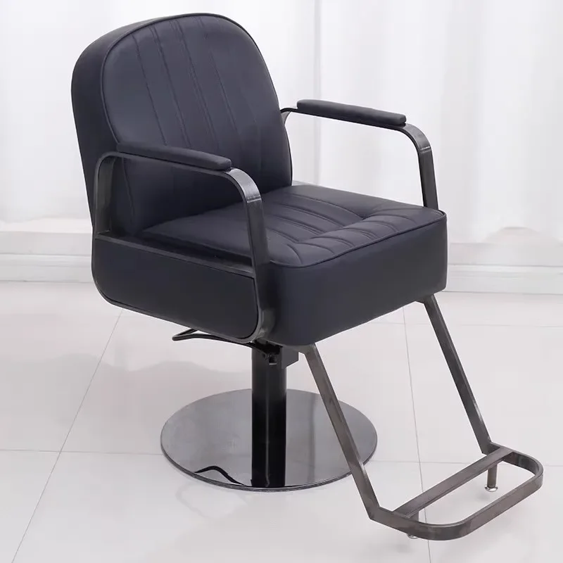 

Recliner Equipment Barber Chairs Hairdressing Stylist Barber Chairs Simple Modern Cadeira Barbeiro Salon Furniture YQ50BC