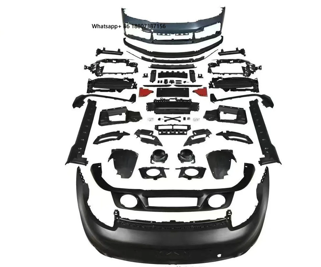 For  2019-2023  forPorsche 991 Turbo SD Large Surround Bumper Exhaust Aerodynamic Kit-Bolt-On Universal Fitment