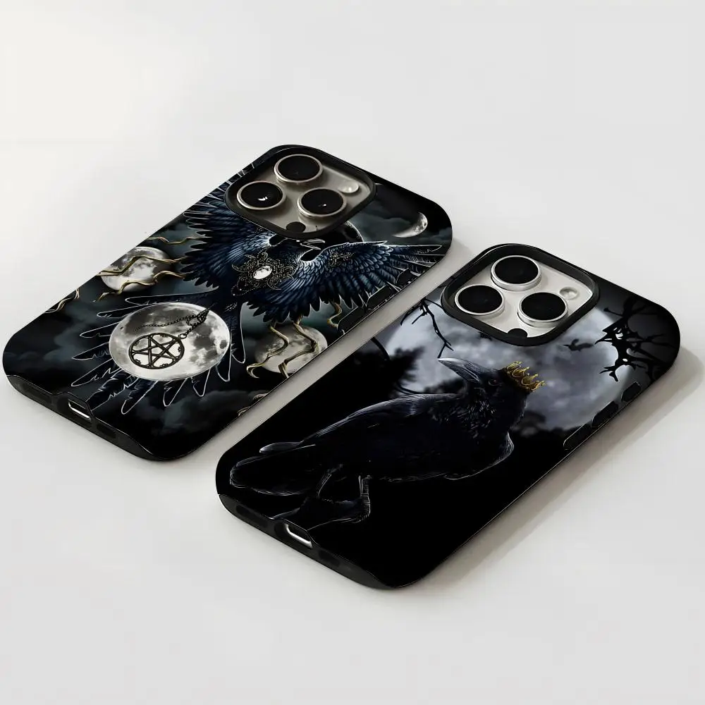

Чехол для телефона King Of The Ravens, новый для iPhone 16, 15, 14, 13, 12, 11 Pro Max X XR XSMax 7, 8 Plus, глянцевая пленка, жесткий чехол из ПК