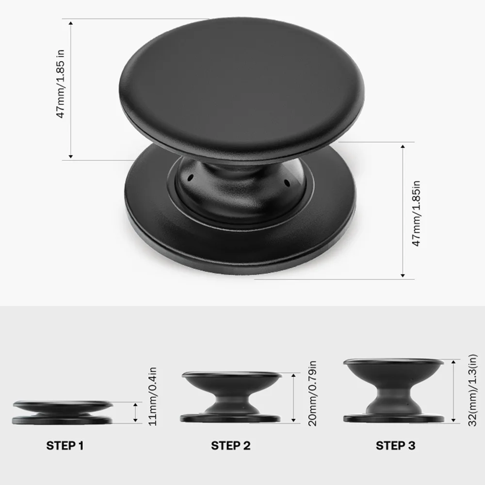 Grippopso selbstklebender Telefonsockelhalter, Fingergriffhalterung, unterstützt Telefon für iPhone 15 Pro Max 14 13, Samsung-Sockelständer