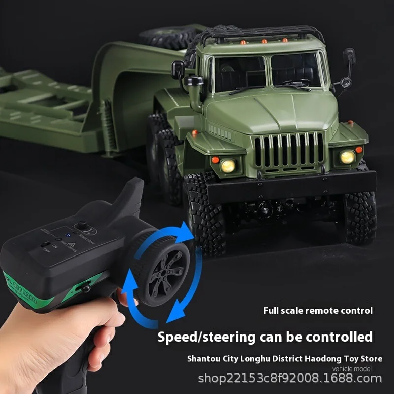 

B36-3 RC Transport Trailer Head Proportion Off-Road Engineering Car Toy Remote Control Six-Wheel Drive Truck for Boys