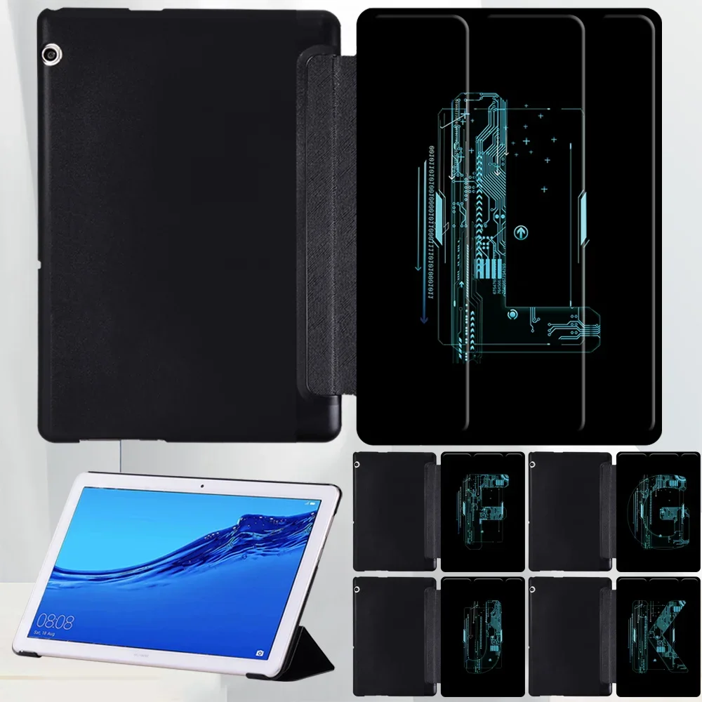 Pour Huawei T3 10 Cas AGS-L09 AGS-W09 9.6 en effet Cas Trifold Stand Tablette Couverture Rigide pour MediaPad T5 10 10.1 en effet AGS2-W09 W19 L03 L09