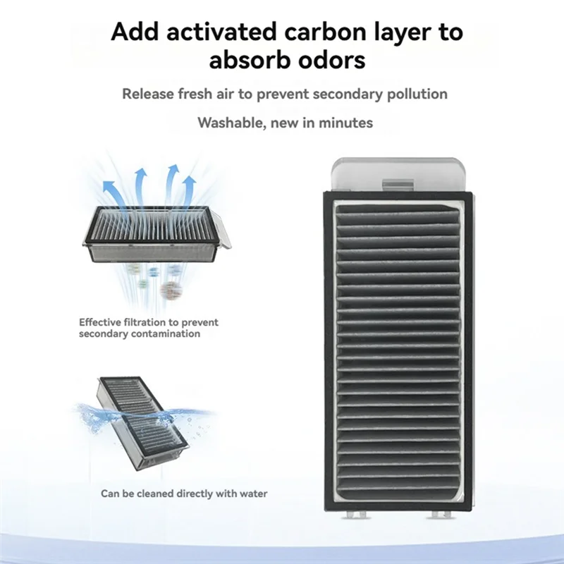 BFYL لـ Dreame S50 Pro/S50 Ultra/Mova P60 أجزاء المكنسة الكهربائية مرشحات فرشاة جانبية رئيسية أكياس الغبار وسادات الممسحة قطع غيار