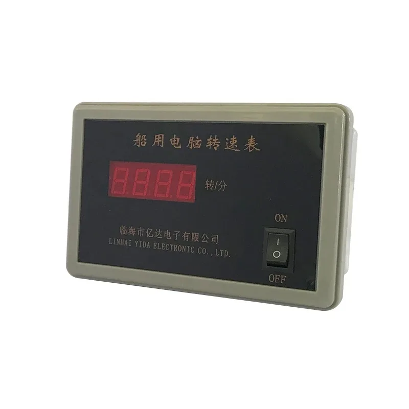 Matsutec Marine DZ-OTB شاشة Led مستشعر السرعة الرقمية مقياس سرعة الدوران 0-9999 دورة في الدقيقة