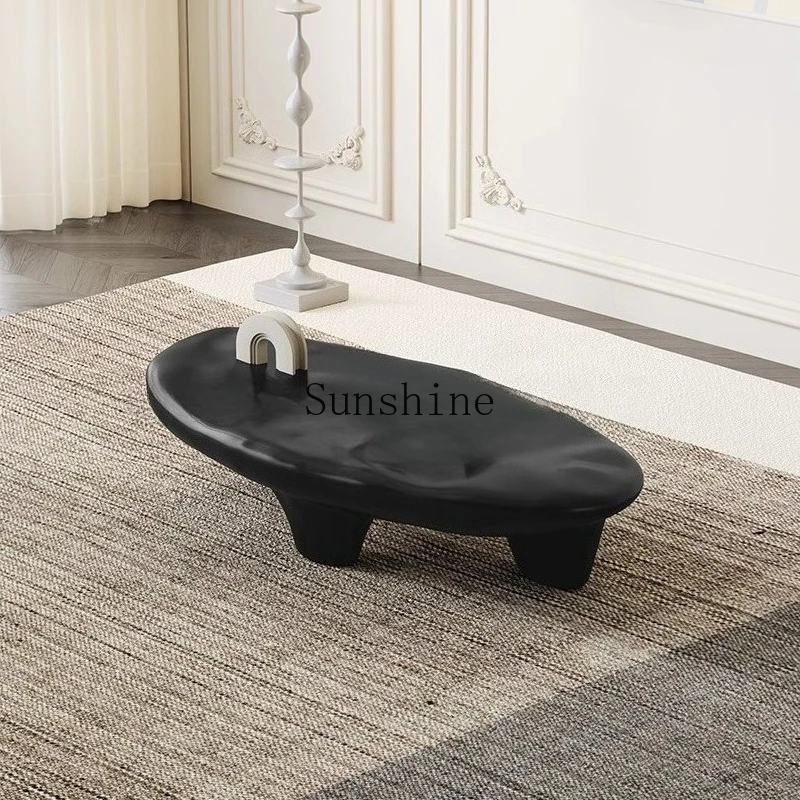 

Household light luxury modern simple living room small apartment special-shaped tea table
