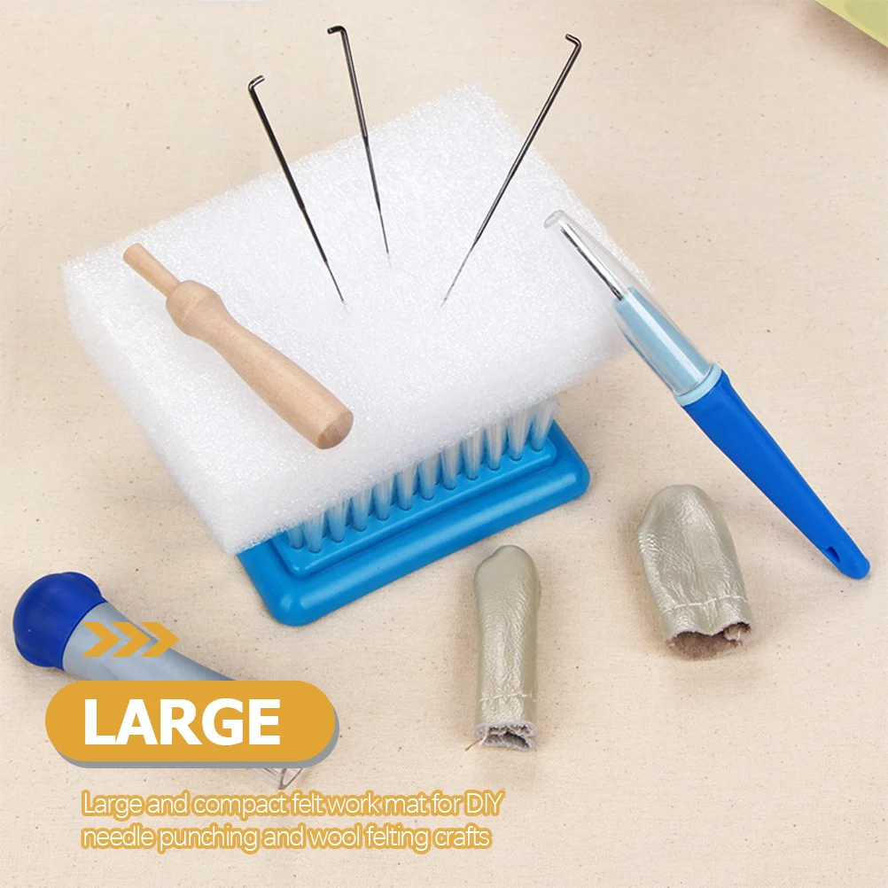 

4pcs Wool Felting Foams Pad Thickened Needle Felting Mat For Diy Crafts Reusable Lightweight Felt Needling Pad Bulk Craft Work