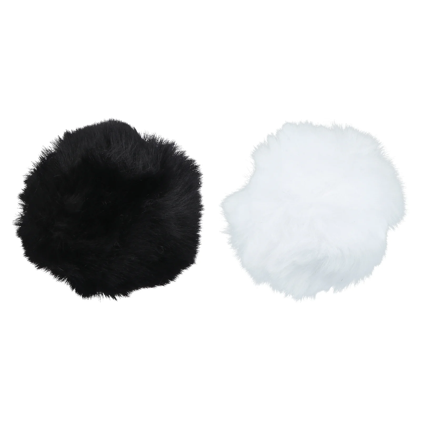Rabbit Tail Pompom Belt, Goth Lolita Decor, Big Acessórios, 2 Pcs
