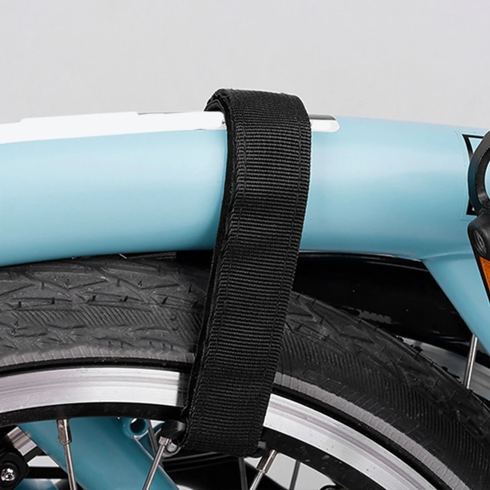 Woven Nylon Bicycle Carrier Straps 4 Pack for Wall Mount and Transport Applications with Adjustable Length Feature