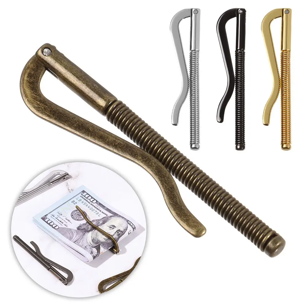 Durable Metal Simple Replace Parts Bar Wallet Cash Holder Spring Clamp Money Clip