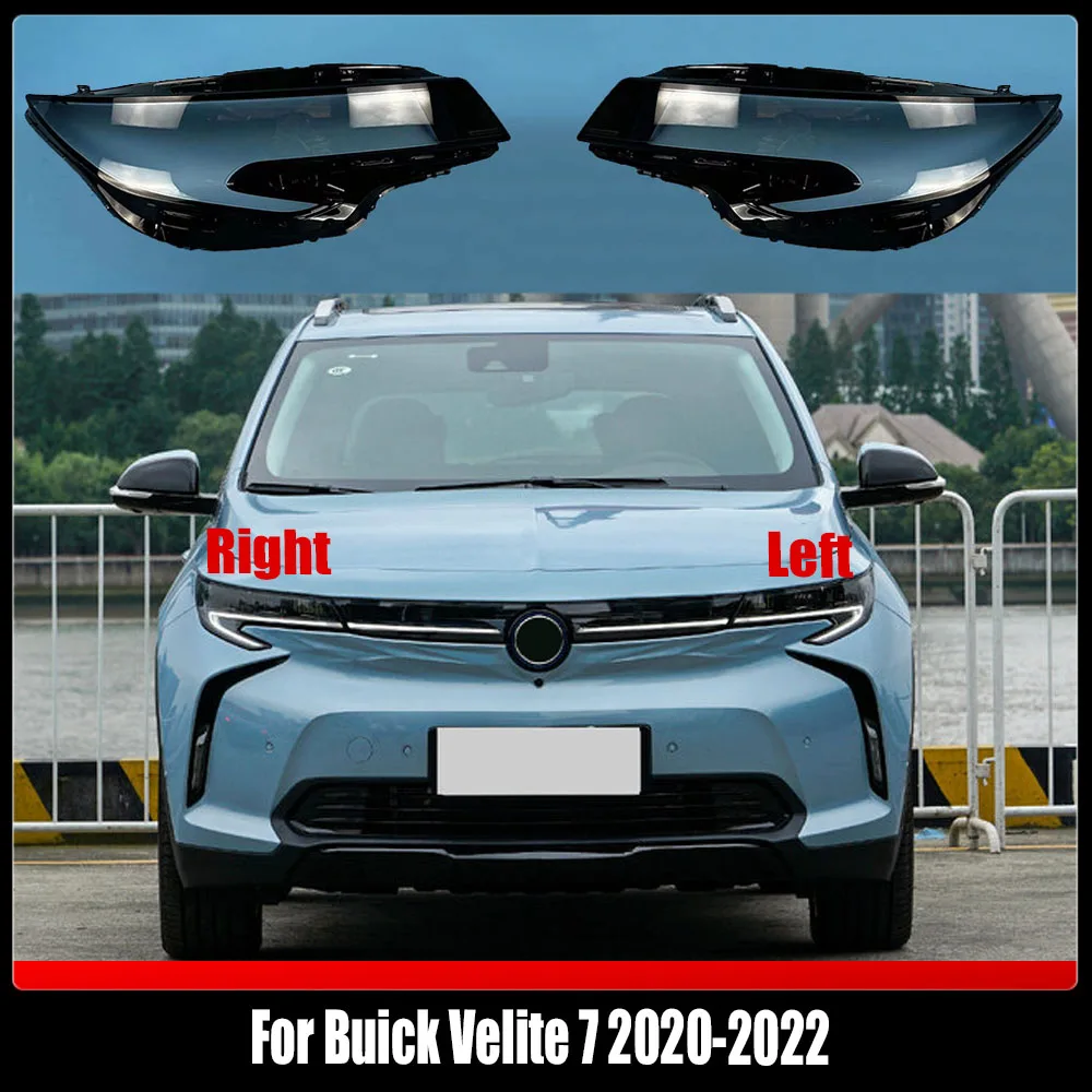 

For Buick Velite 7 2020-2022 Headlamp Cover Transparent Mask Lamp Shade Headlight Shell Lens Replace The Original Lampshade