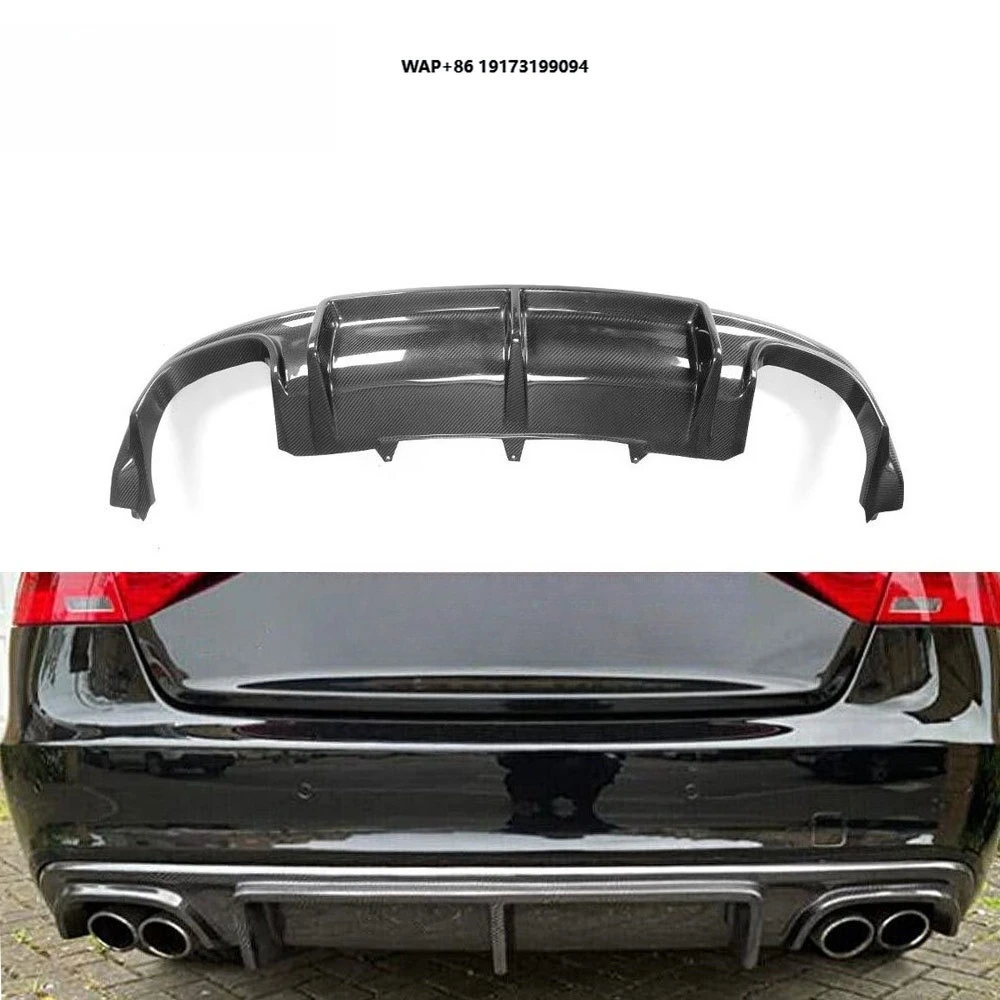 

Carbon Fiber A5 S5 Rear Lip Diffuser for A5 S5 8T Coupe 2 Door 12-14 (Fits:A5)