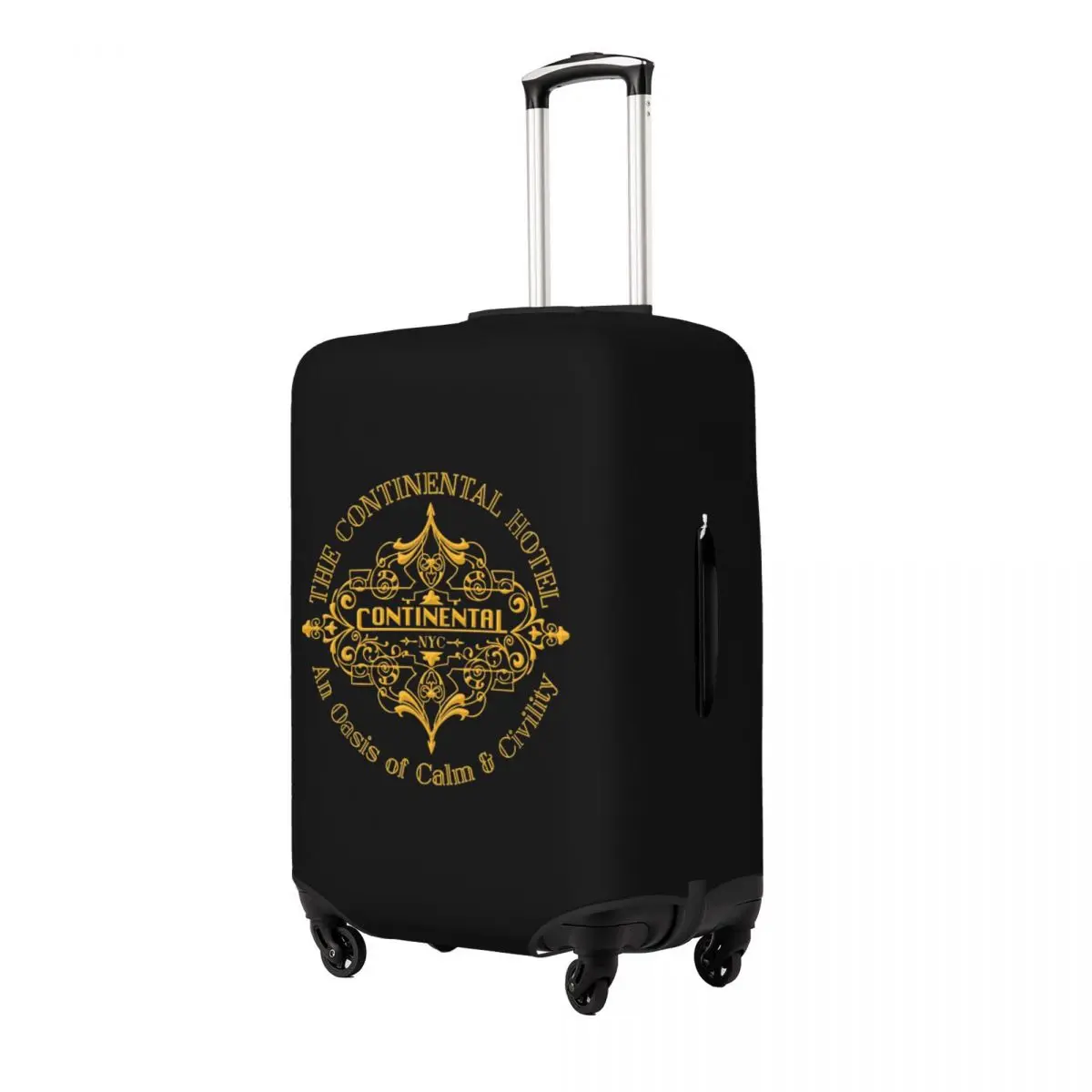 

The Continental Hotel Suitcase Cover Protection Elastic Travel Luggage Protector Covers for 18-32 Inch