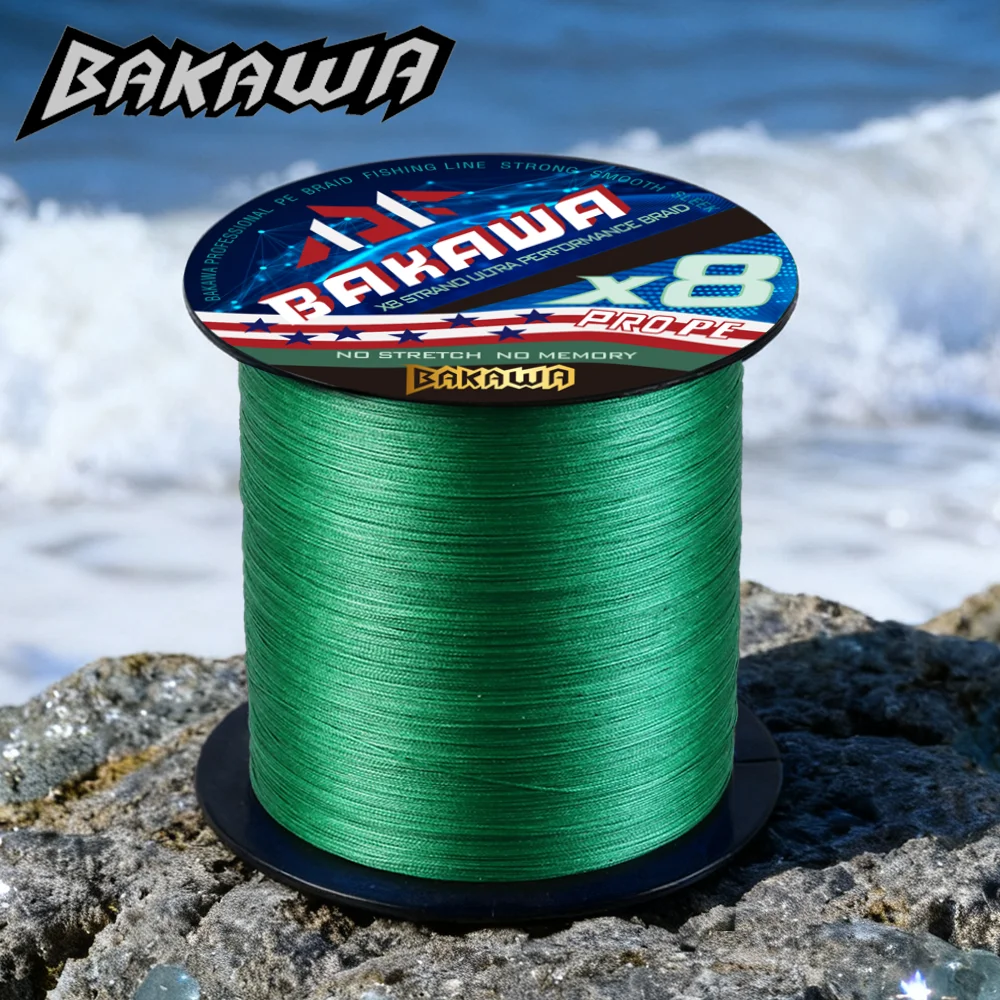 BAKAWA 8 strand braided 300M fishing line X8 PE fishing accessories For fishing equipment carp fishing Fishing goods fishing new