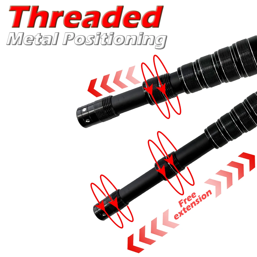 MBLN Carbon-Landungsnetz, einstellbar bis zu 320 cm, zusammenklappbar auf weniger als 60 cm, ultraleicht, robuste Carbonkonstruktion mit 40 cm Ring, tragbar – Detail 5