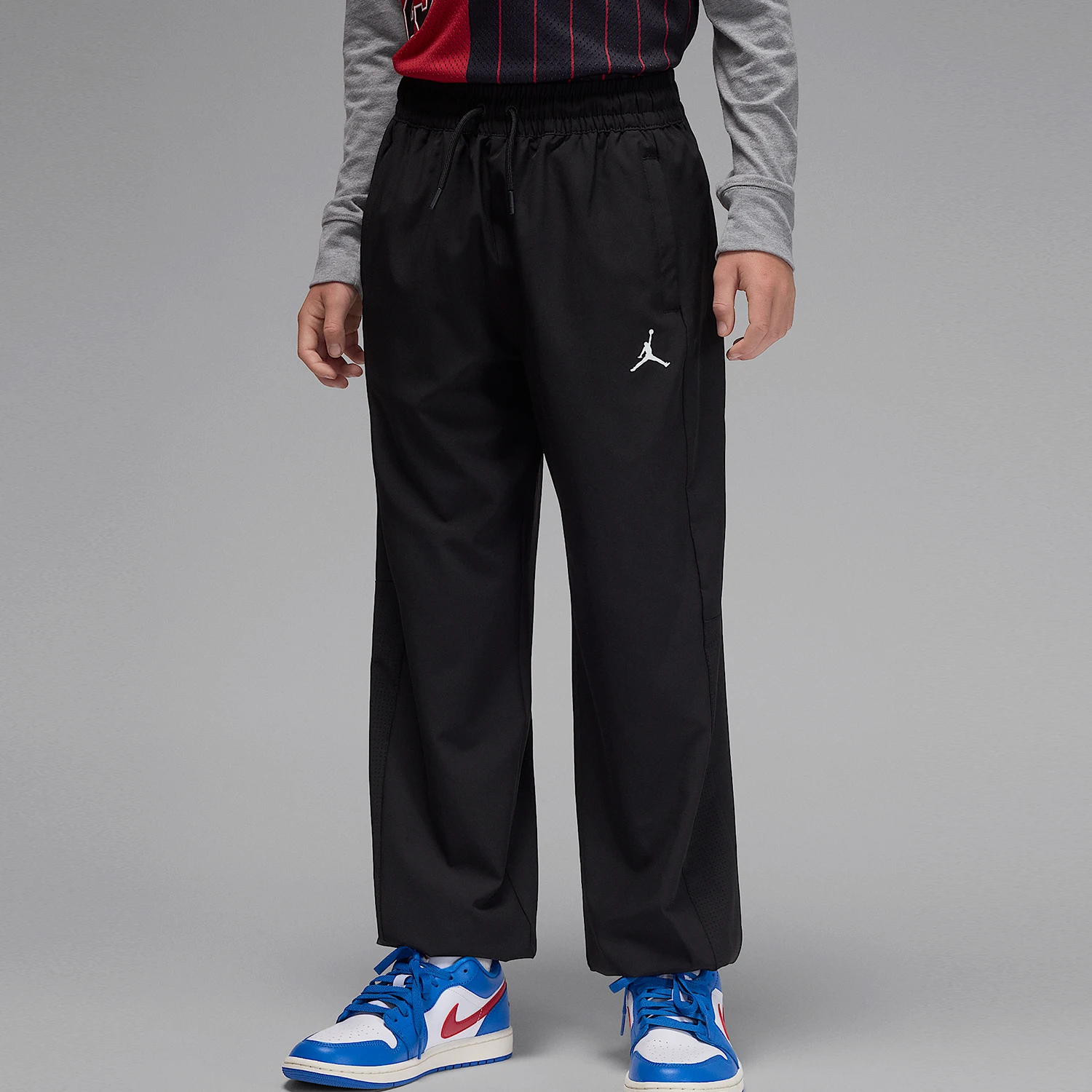 

Nike genuine JORDAN children's sport woven breathable patchwork pants IQ5324-010