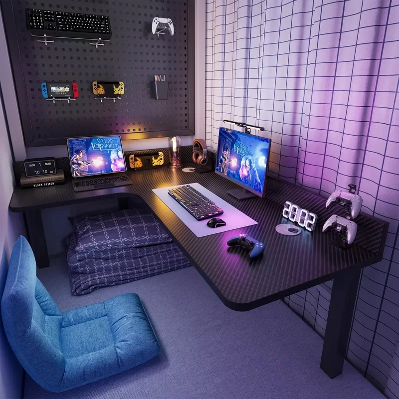 Bed Computer Desk for College Student Dormitory Lazy Desktop Gaming Table Hanging Corner Desk