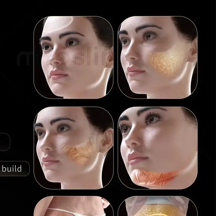 

2 in 1 Face Lift 22d Max Skin Tightening Salon Equipment with Face Body Tightening Function Professional