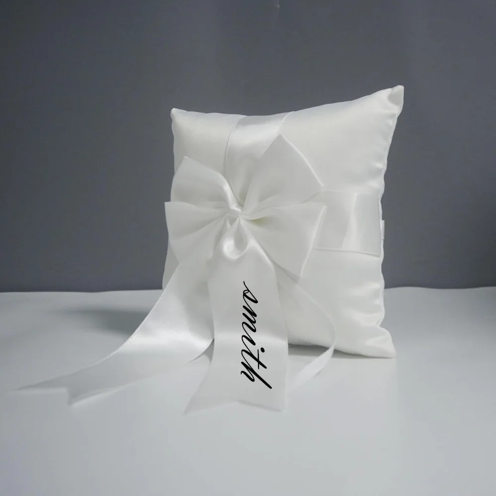 

Custom Wedding Ring Pillow Smith Ring Bearer Pillow Proposal Ring Bearer Holder Wedding Party Ceremony Bridal Shower Engagement