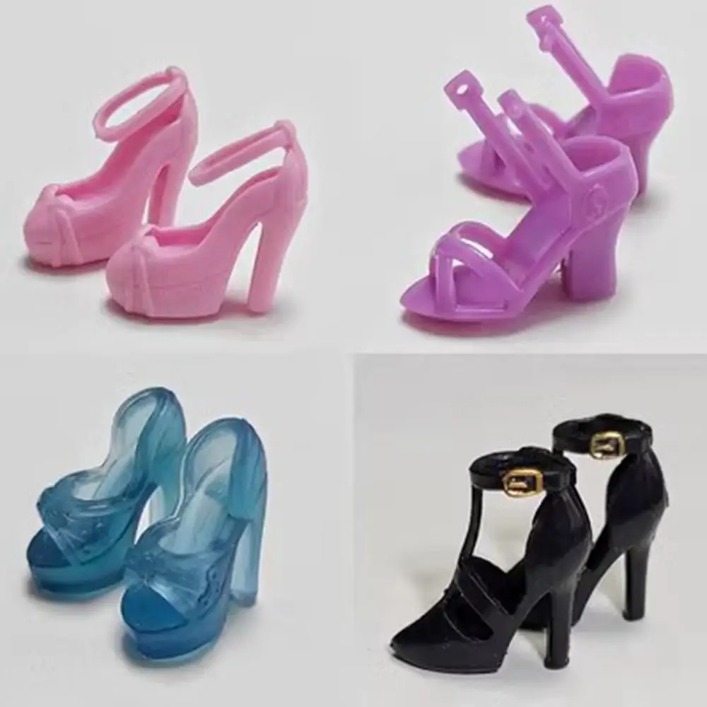 Quality 1/6 Doll Shoes High Heels Super Model 30cm Figure Doll Sandals Original 30cm Doll Casual Shoes Female Doll Boots Doll