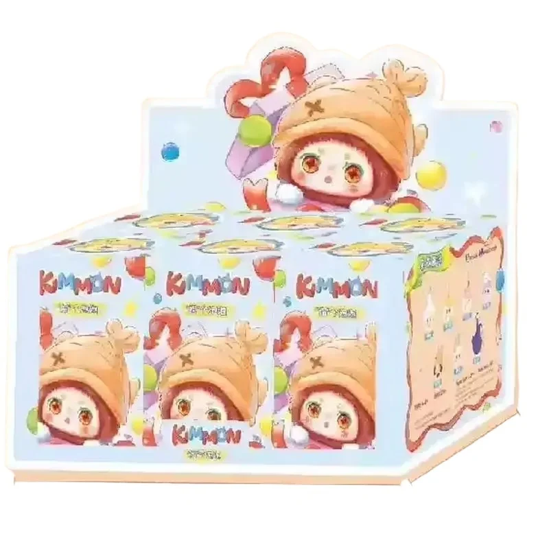 ตุ๊กตาคิมมอนบับเบิ้ลแบบใหม่ กล่องสุ่มเซอร์ไพรส์ ของเล่นนุ่มนิ่ม พวงกุญแจ ตุ๊กตาสะสม ของขวัญ พร้อมหมวก ดีไซน์สำหรับเทศกาล