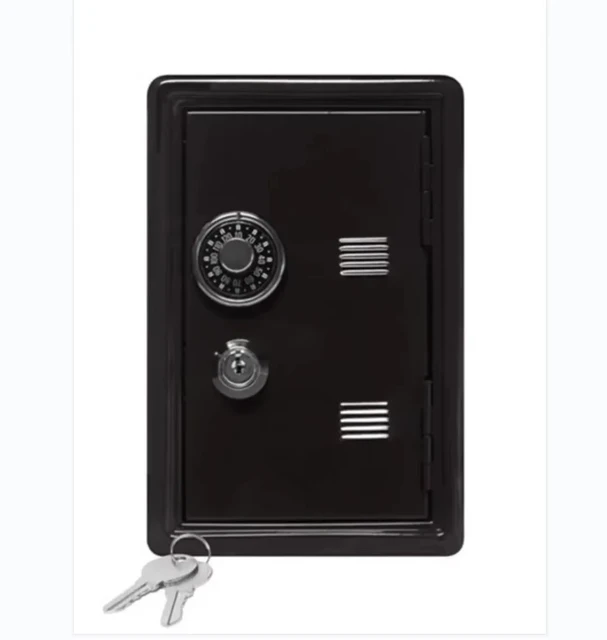 Household Insurance Box Vertical Mini Metal Safe Car Safe Key Insurance Cabinet Desktop Decoration Piggy Bank 6 Household Insurance Box Vertical Mini Metal Safe Car Safe Key Insurance Cabinet Desktop Decoration Piggy Bank 6