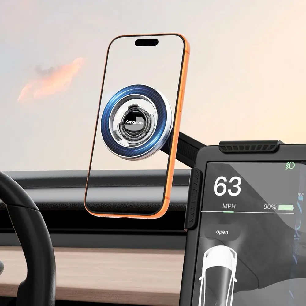 

Крепление Upgrade Mount [Самый мощный магнит] без клеевой основы, для использования без рук, без падений, совместимо со всеми моделями iPhone 17/16/15