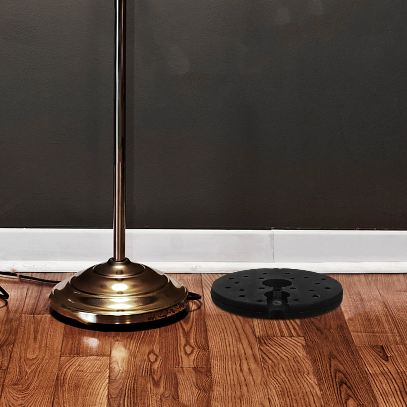 

Replacement Heavy Duty Lamp Base Weight Solid Plastic Floor Lamp Chassis Sturdy Table Light Stand for Home Decor Use