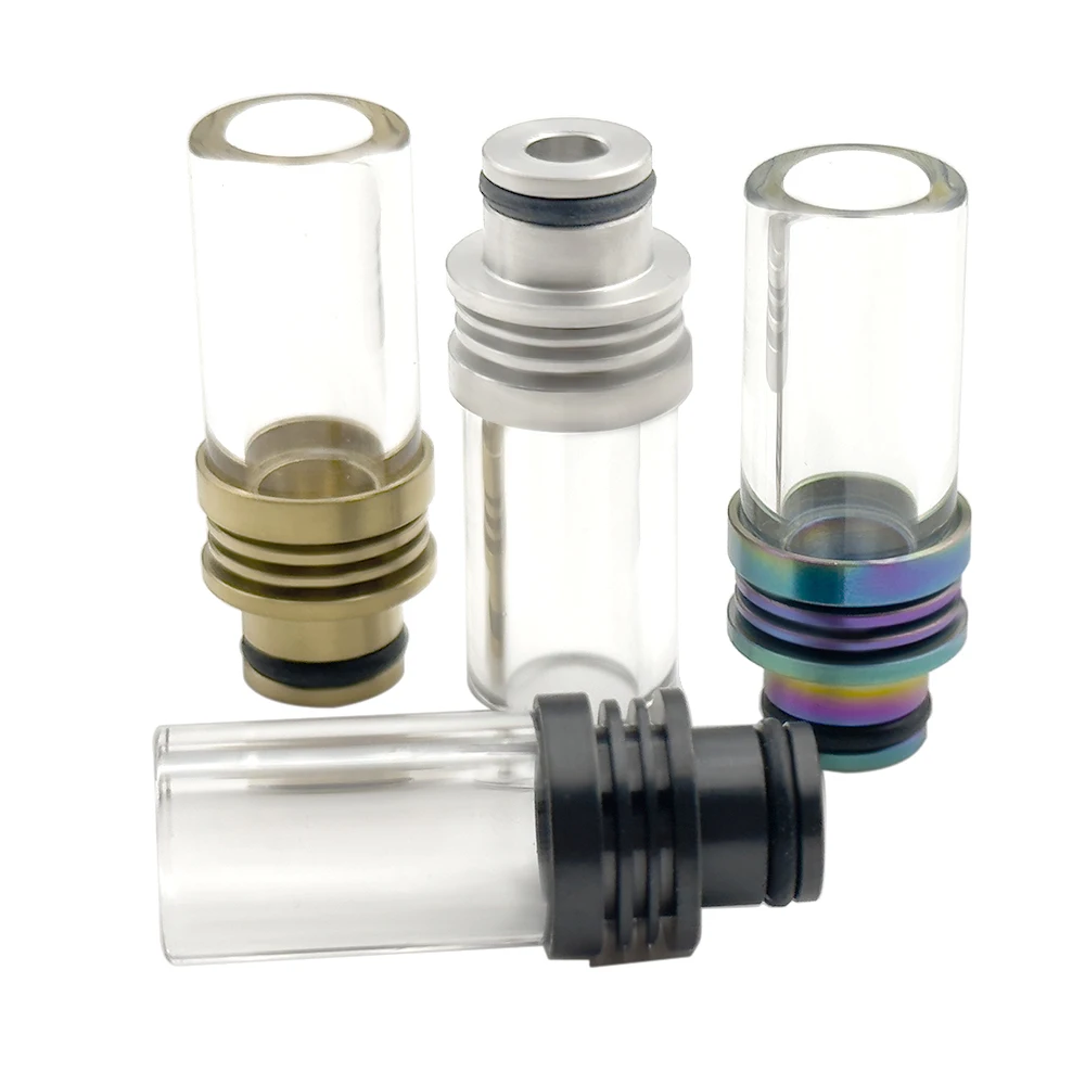 Druppelpunt 510 Glas Mondstuk Rvs Koellichaam Voor 510 Vape Bskr V2 Berserker Tank Verstuiver