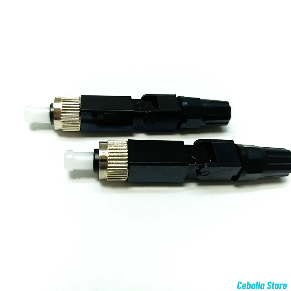 10pcs FC UPC Fast Connector FTTH FC/UPC Fiber Optic Quick Connector Fiber Optic Field Assembly Embedded