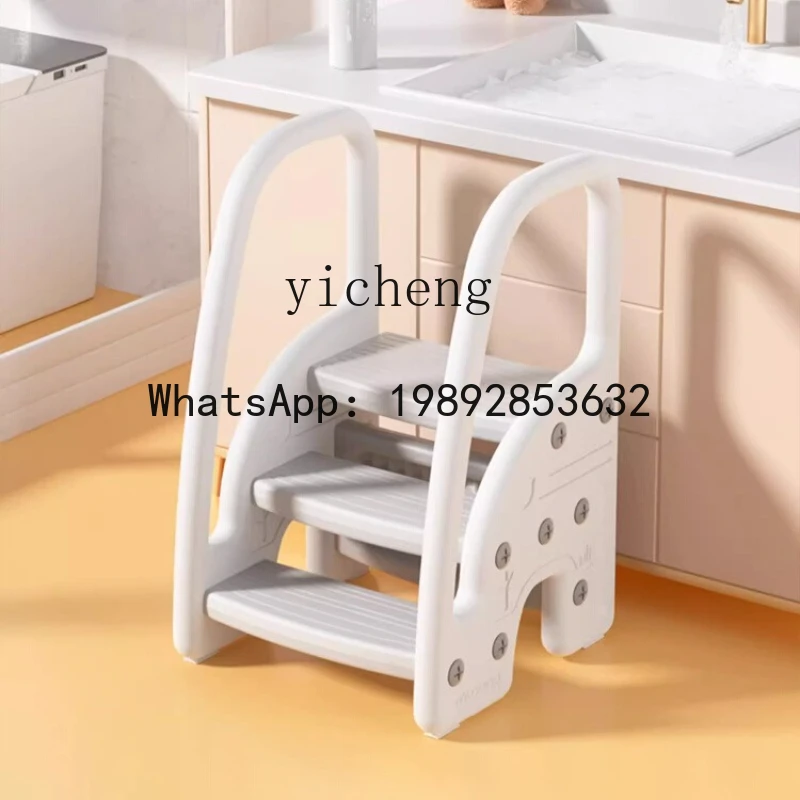 AG  hand washing step  children infants and toddlers face washing stairs washstand step stool foot pedal increase