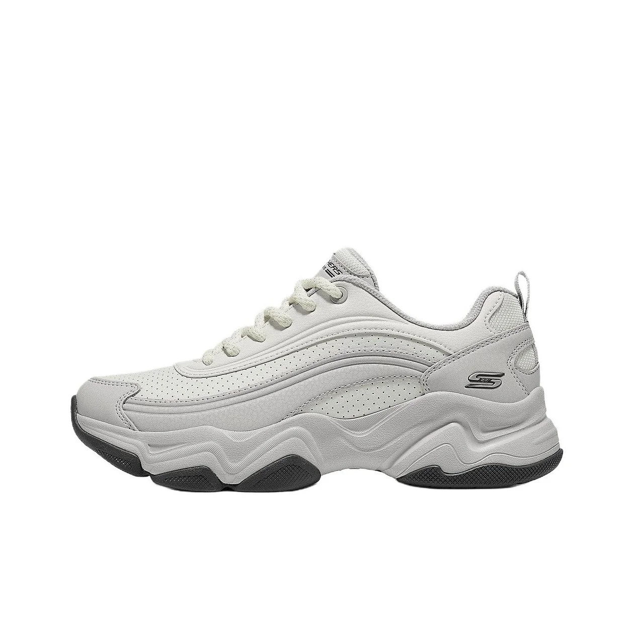 skechers-dlites-chunky-sneakers-da-donna-a-profilo-basso-bianco-grigio-117683-wgy