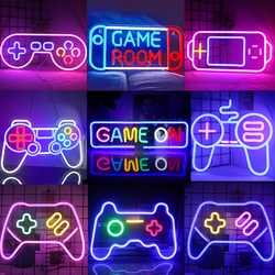 Spiel führte Neonlicht Zeichen Wandbehang Mann Höhle Spielzimmer Dekor ästhetische Kinderzimmer Studio Licht Acryl Gaming Dekoration