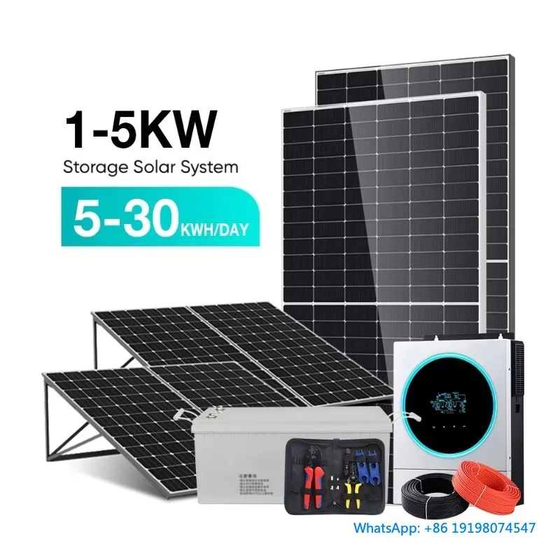 

EU 5KW 10KW 12KW 15KW 18KW 20KW 25KW 30KW Off Grid Solar Power Energy Storage System