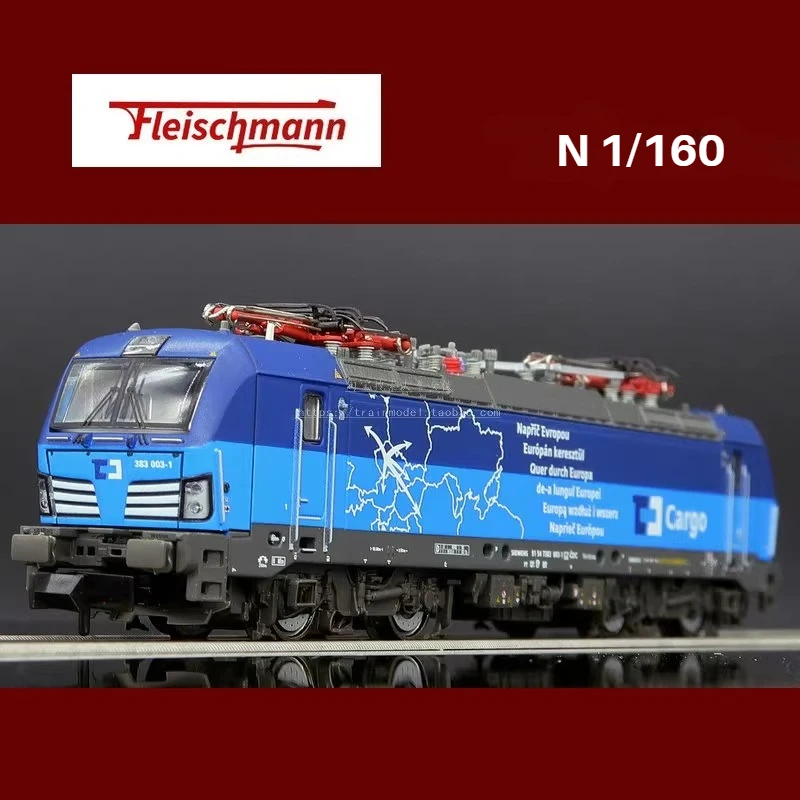 

FLEISCHMANN N-Type 1/160 Toy Train E383 Type 739315 739395 Electric Locomotive DCC/DC Two Options Train Model Boy Toy Gift